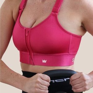 SHEFIT Vibrant Pink Sports Bra 4luxe